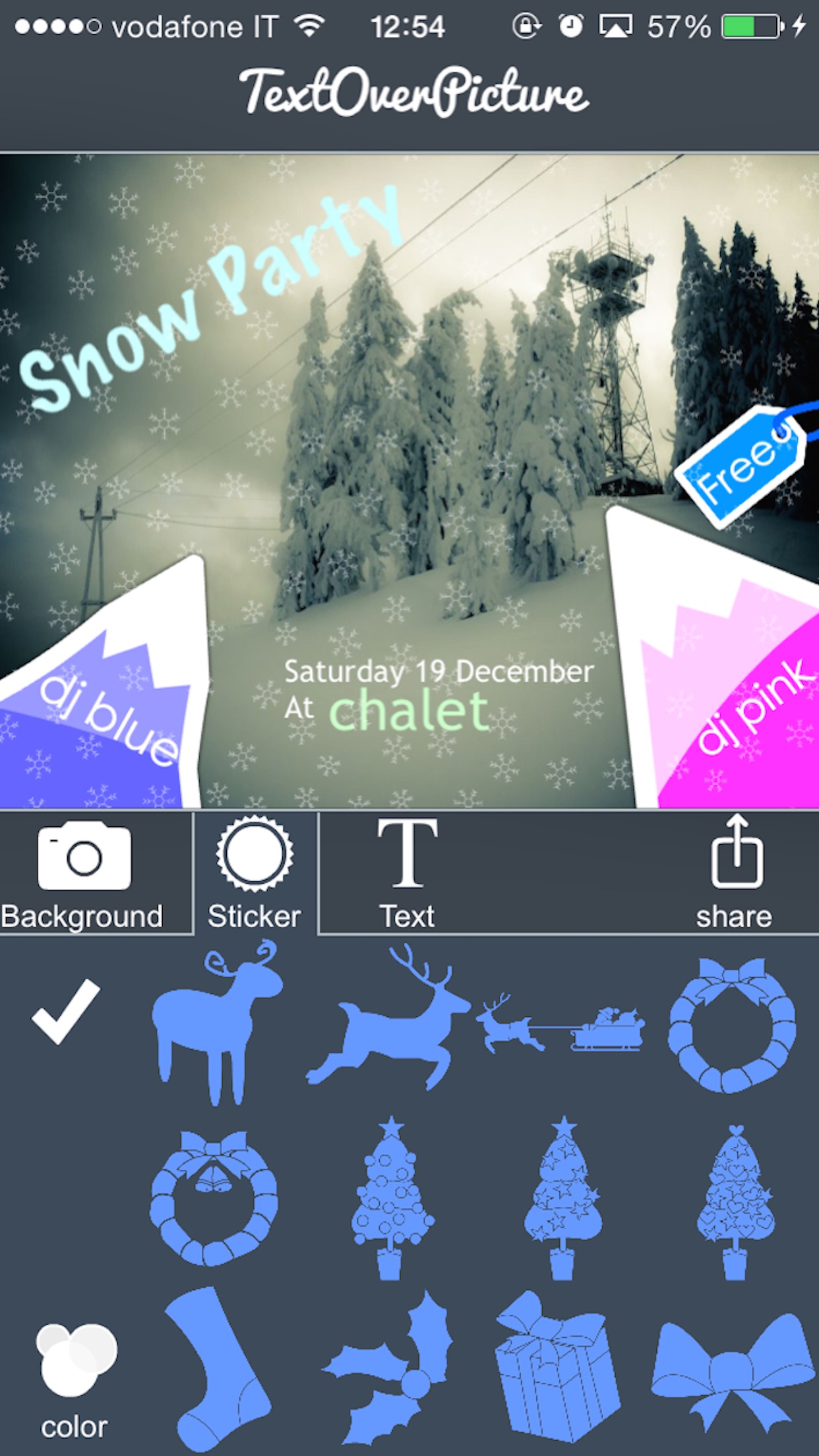 Screenshot 1 of Text Over Picture