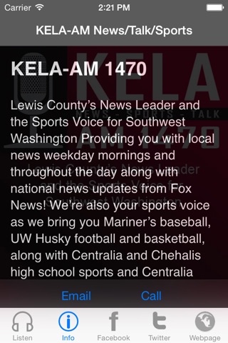 KELA-AM News/Talk/Sports screenshot 2