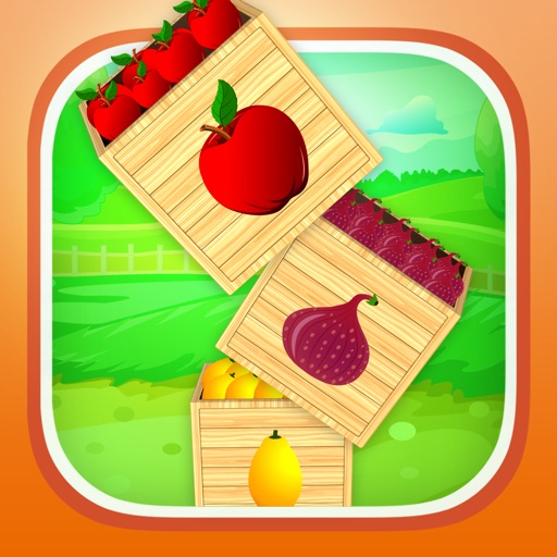 A Happy Farm Fruit Garden FREE - Little Farmer Drop Game for Kids Icon