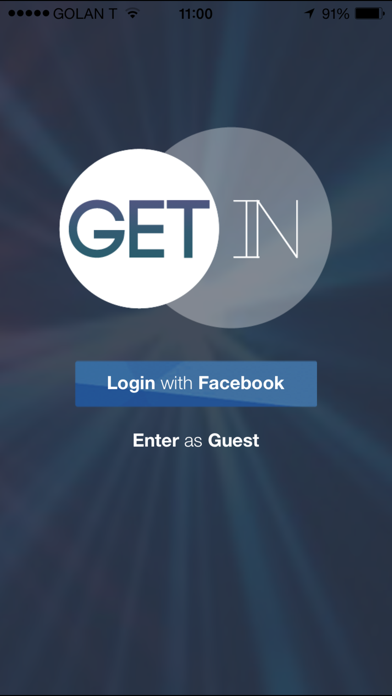 Get-In app screenshot