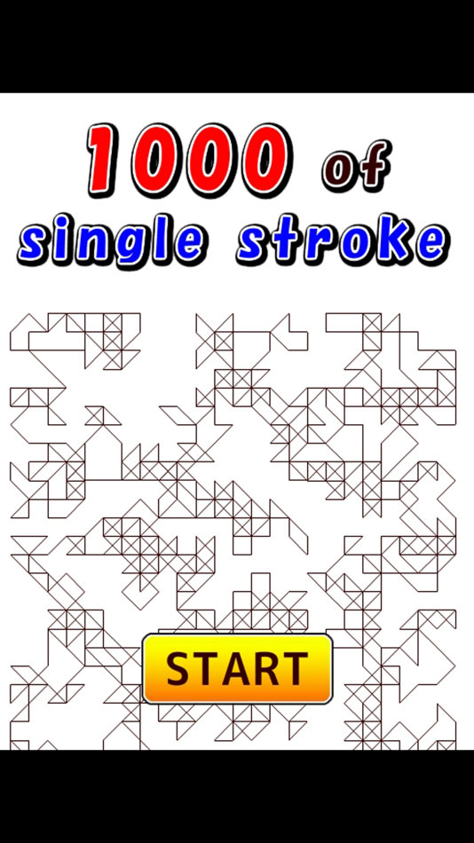 #1. 1000 of single stroke (iOS) 由: YOUTA HISAMICHI