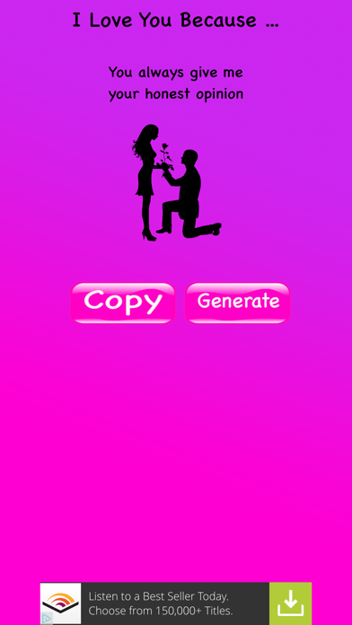 Screenshot #2 pour Why I Love You Quotes
