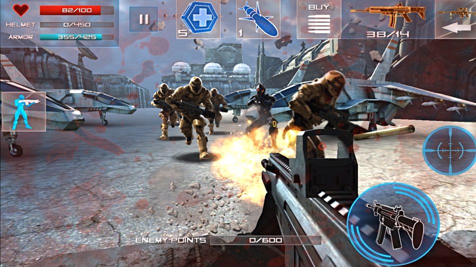 #1. Enemy Strike (iOS) 由: Killer Bean Studios, LLC