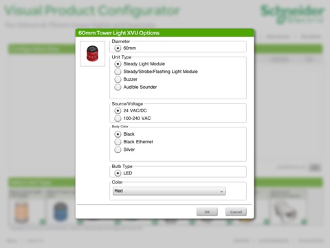 Tower Lights Visual Product Configurator screenshot 2