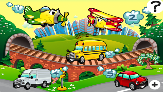 動畫兒童遊戲：暗影之謎與搞怪的城市汽車和飛機(圖1)-速報App