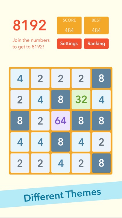 2048 Plus - Multiple board sizes, game types and themes