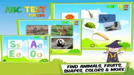 Game screenshot ABC Test for Kids: Find Animals, Letters, Numbers, Fruits, Vegetables, Shapes, Colors and Objects in English - Lite Free mod apk