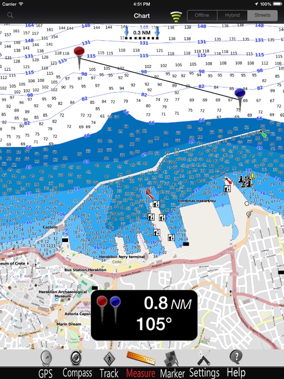Aegean S. Nautical Charts Pro