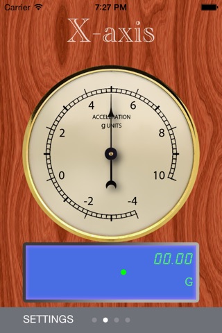 Accelerometer / Gravimeter screenshot 2