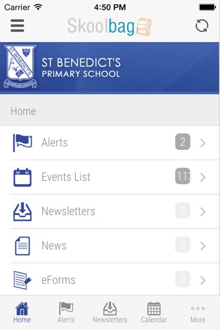 St Benedict's Primary School Narrabundah - Skoolbag screenshot 2