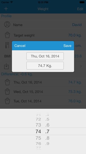 体重记录器 - 控制你的体重和BMI！(圖2)-速報App