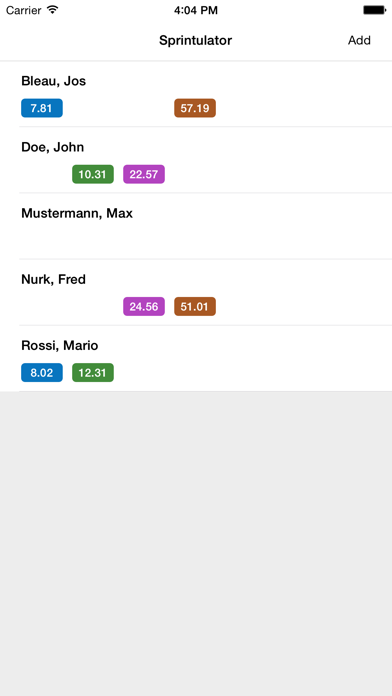 Screenshot #1 pour Sprintulator