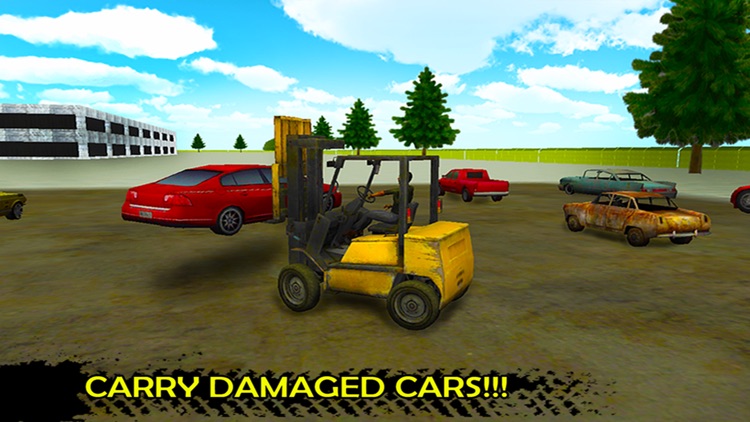 Construction Forklift Crane Driver 3D Simulator