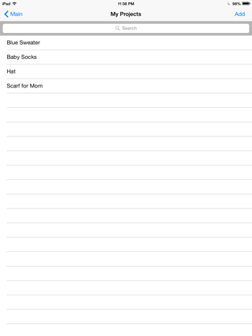 Screenshot #5 pour Knitting Buddy