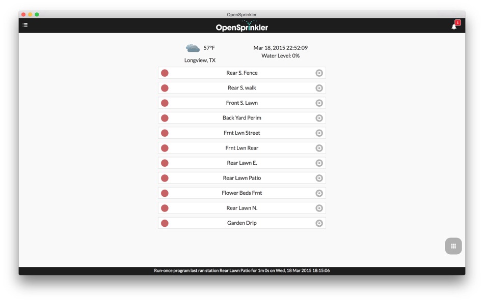 #1. OpenSprinkler (macOS) 来自: OpenThings