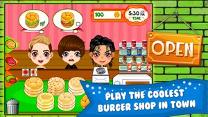 Burger Cooking Restaurant Maker Jam - the mama king food shop in a jolly diner story dash game! screenshot #1 for iPhone