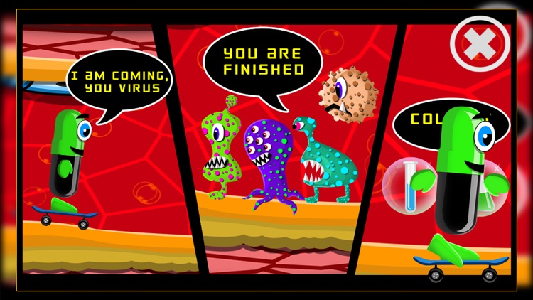 Doctor Skateboard Antidote : The Capsule Fight Against Blood Sick Virus