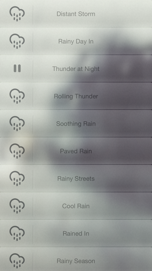 Real Rain Relaxing Sounds for Concentration and Focus - 1.0 - (iOS)