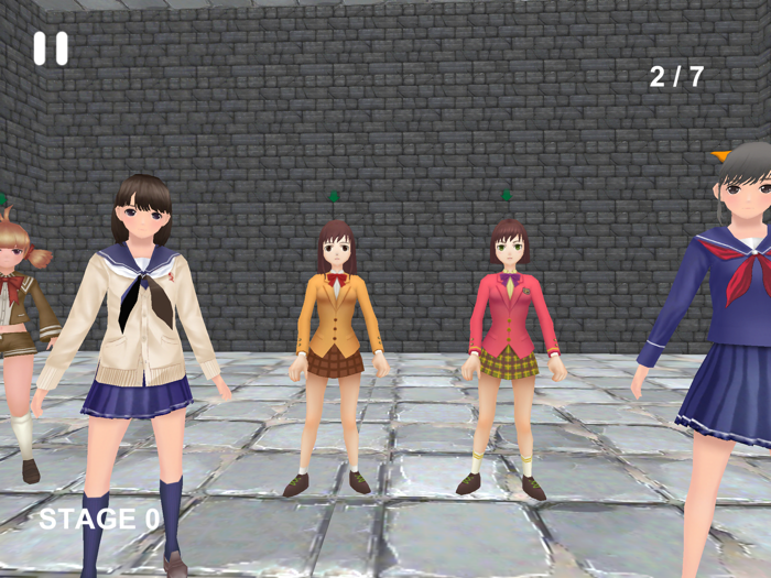 ３D迷路 女子高生をさがせ