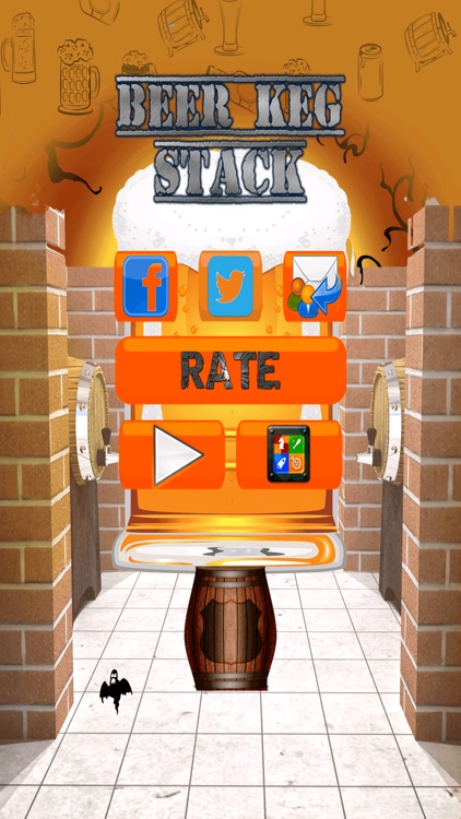 Beer Keg Stack -  Bavarian Oktoberfest Prost