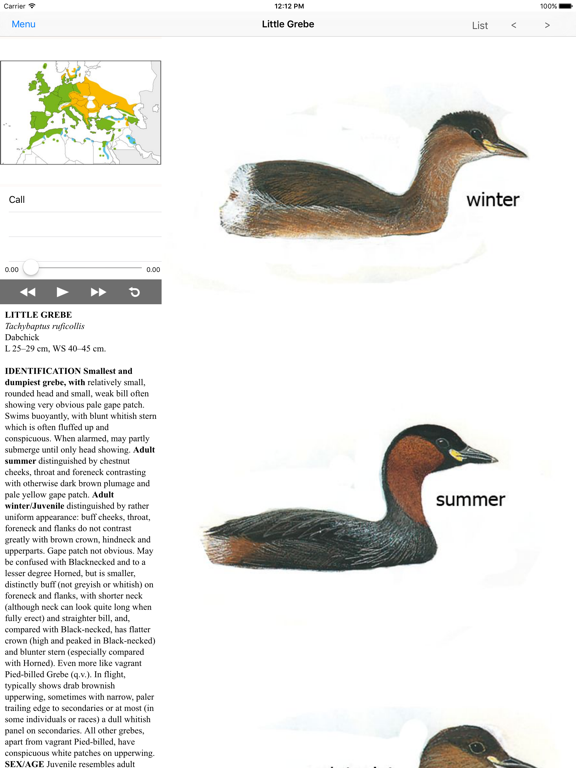 Screenshot #2 for Birds of Western Palearctic