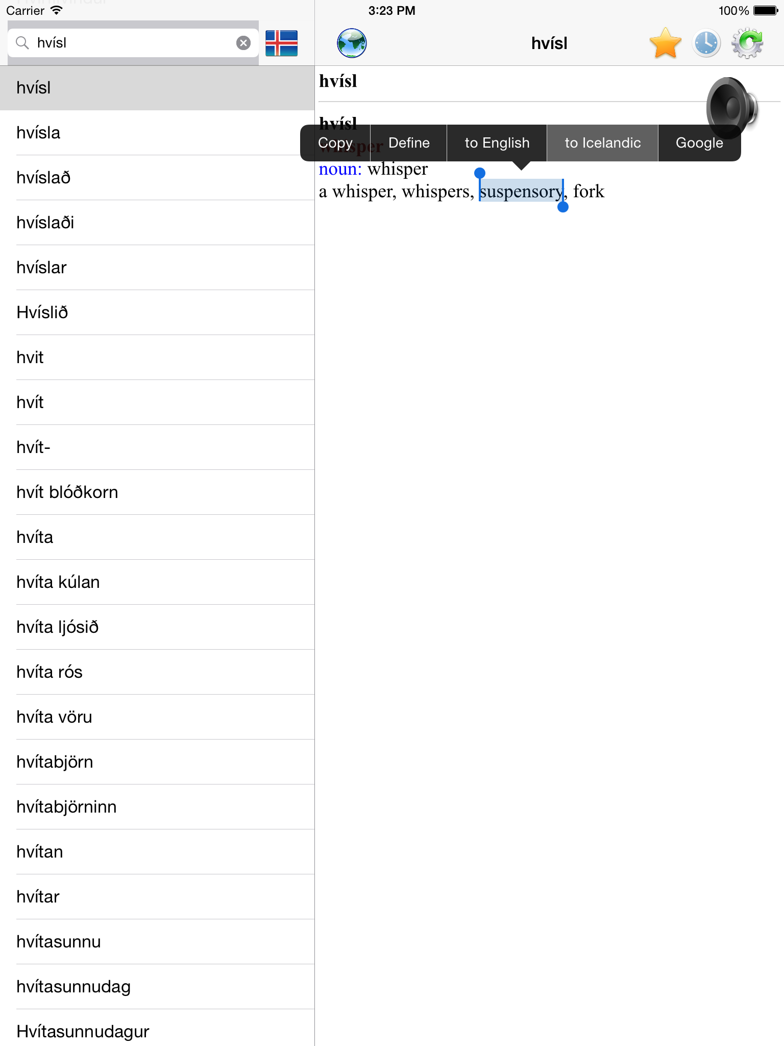 English Icelandic best dictionary translate - Enska íslenska besta orðabók þýðingar screenshot 8