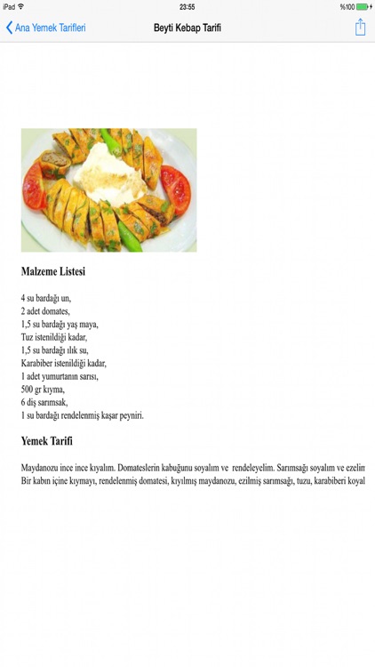 Bugün Ne Pişirsem?