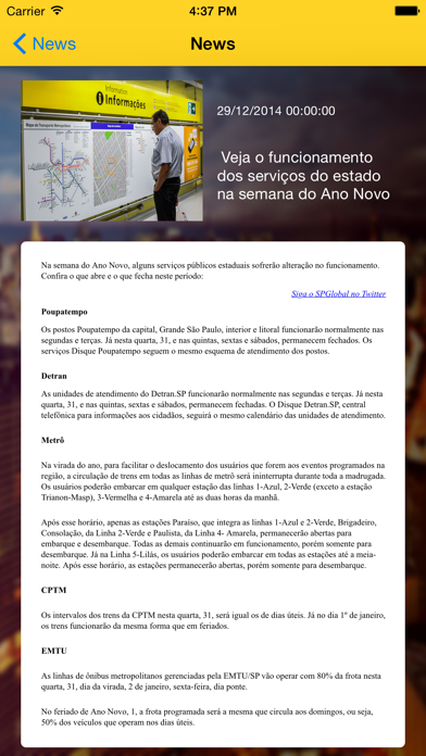 How to cancel & delete São Paulo Global from iphone & ipad 4