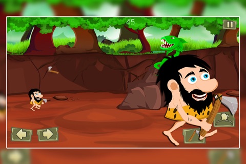 Run Jungle Escape : The Falling Prehistoric Pit - Free screenshot 4