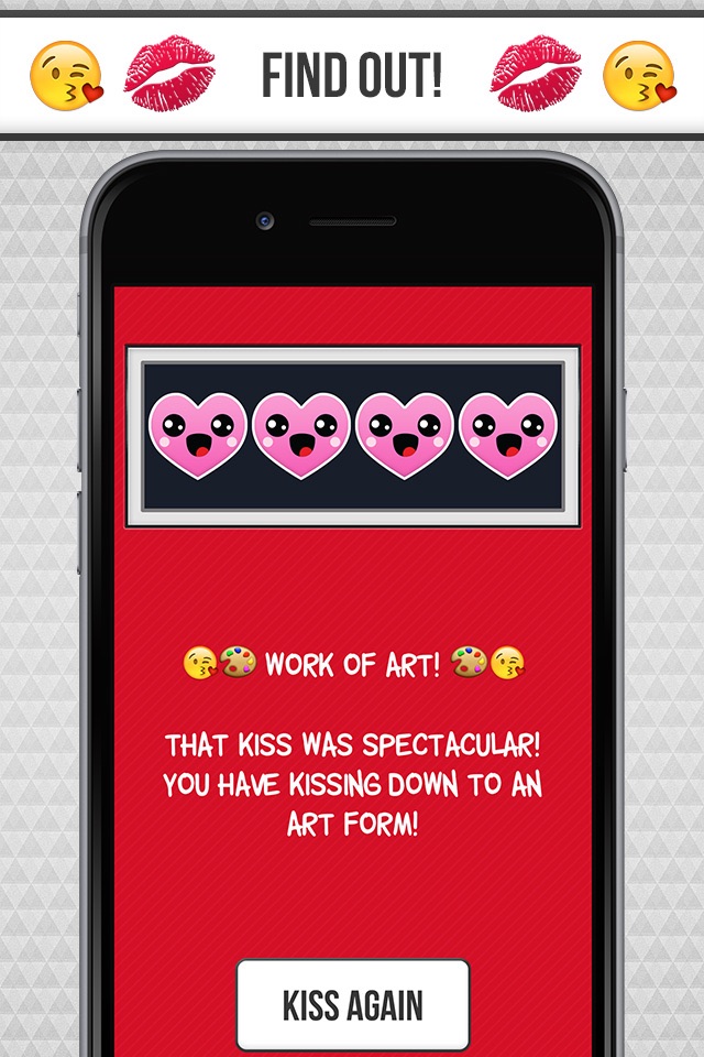 Kiss Analyzer - A Fun Kissing Test Game screenshot 2