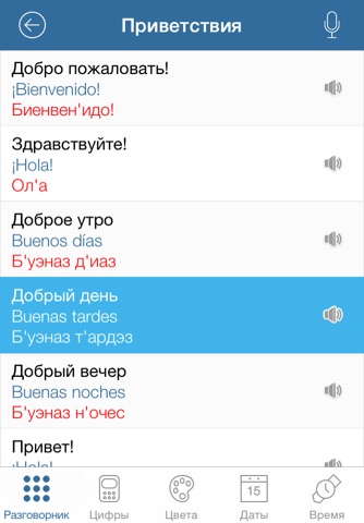 Испанский для туриста screenshot 2