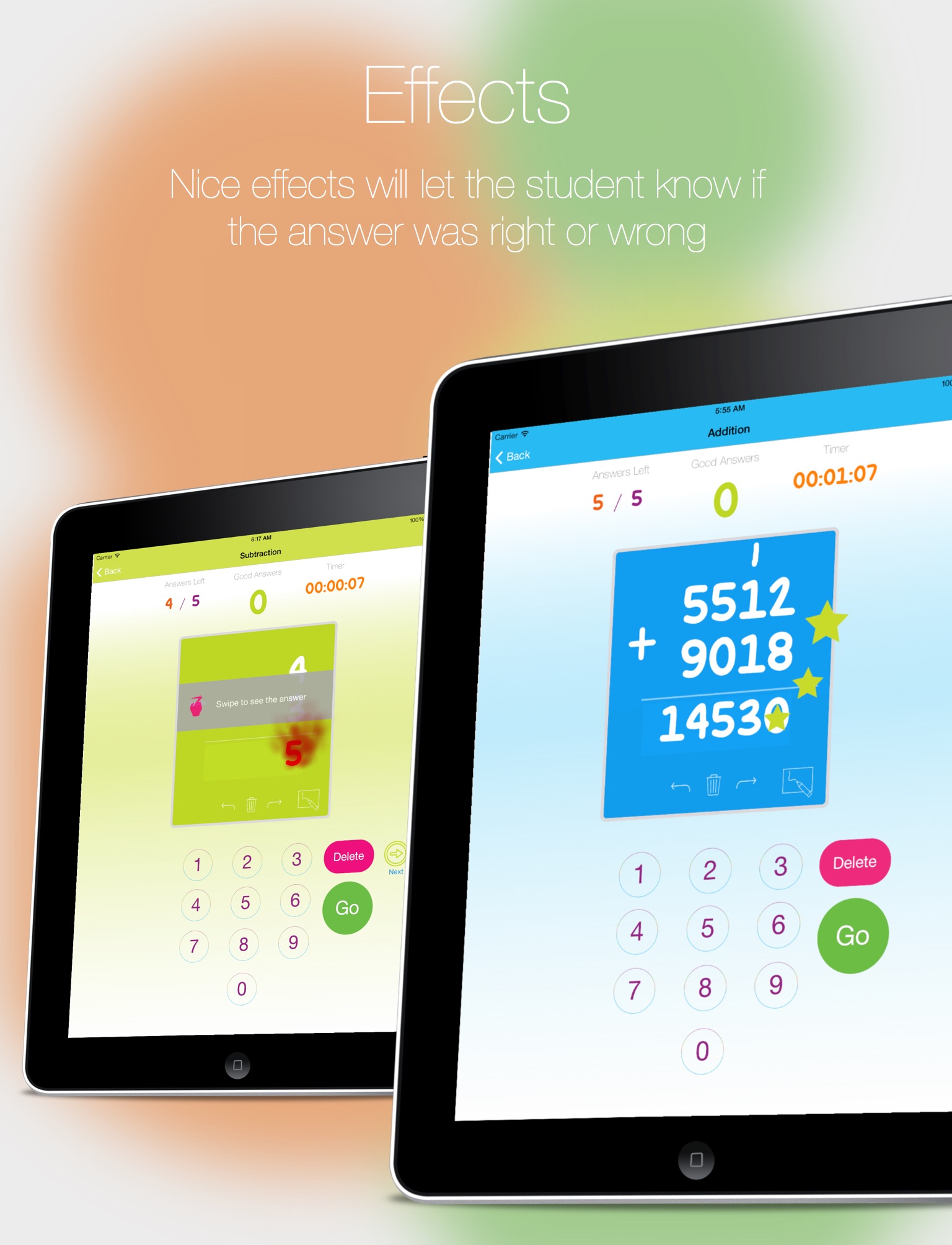 Flip The Future - Math Flash Cards App, Practice Math, Addition, Subtraction, Multiplication, Division screenshot 2