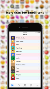 Emoji - Free Color Emojis stickers for whatsapp, Facebook, Messages & Email screenshot