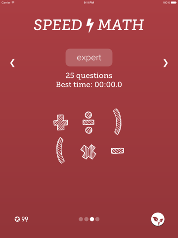 Screenshot #5 pour Speed Math - Improve your mental addition, subraction, multiplication, and division skills