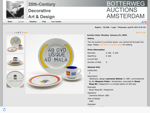 Screenshot #6 pour Botterweg Auctions Amsterdam