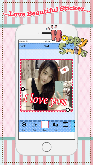 Screenshot #3 pour amour belle autocollant - filtres d'effets et cadres pour votre appareil