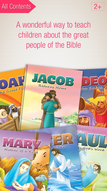 Bible People Premium - 24 Storybooks and Audiobooks about Famous People of the Bible