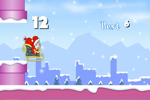 Crazy Santa Street Racing Madness - amazing Christmas race mania screenshot 3