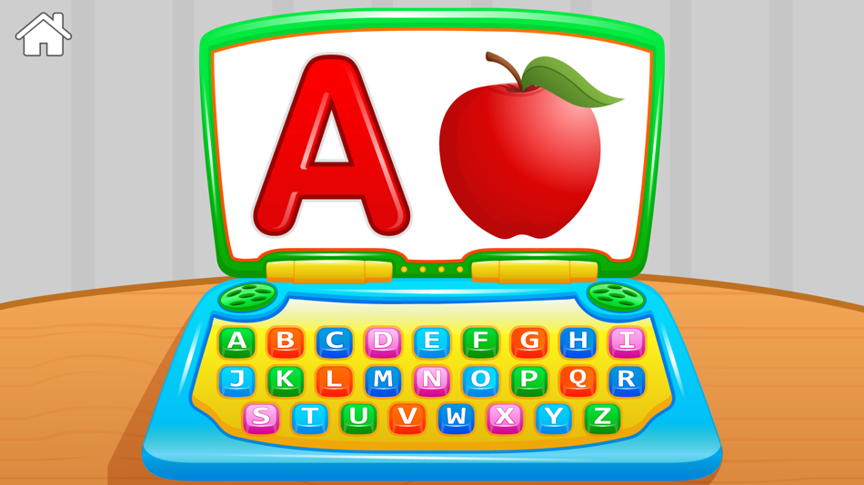 My First ABC Laptop Free - Learning Alphabet Letters Game for Toddlers and Preschool Kids - 1.0 - (iOS)