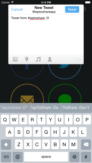 ‎TapToShare Screenshot