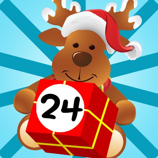 Advent calendar for Children for December and Christmas icon