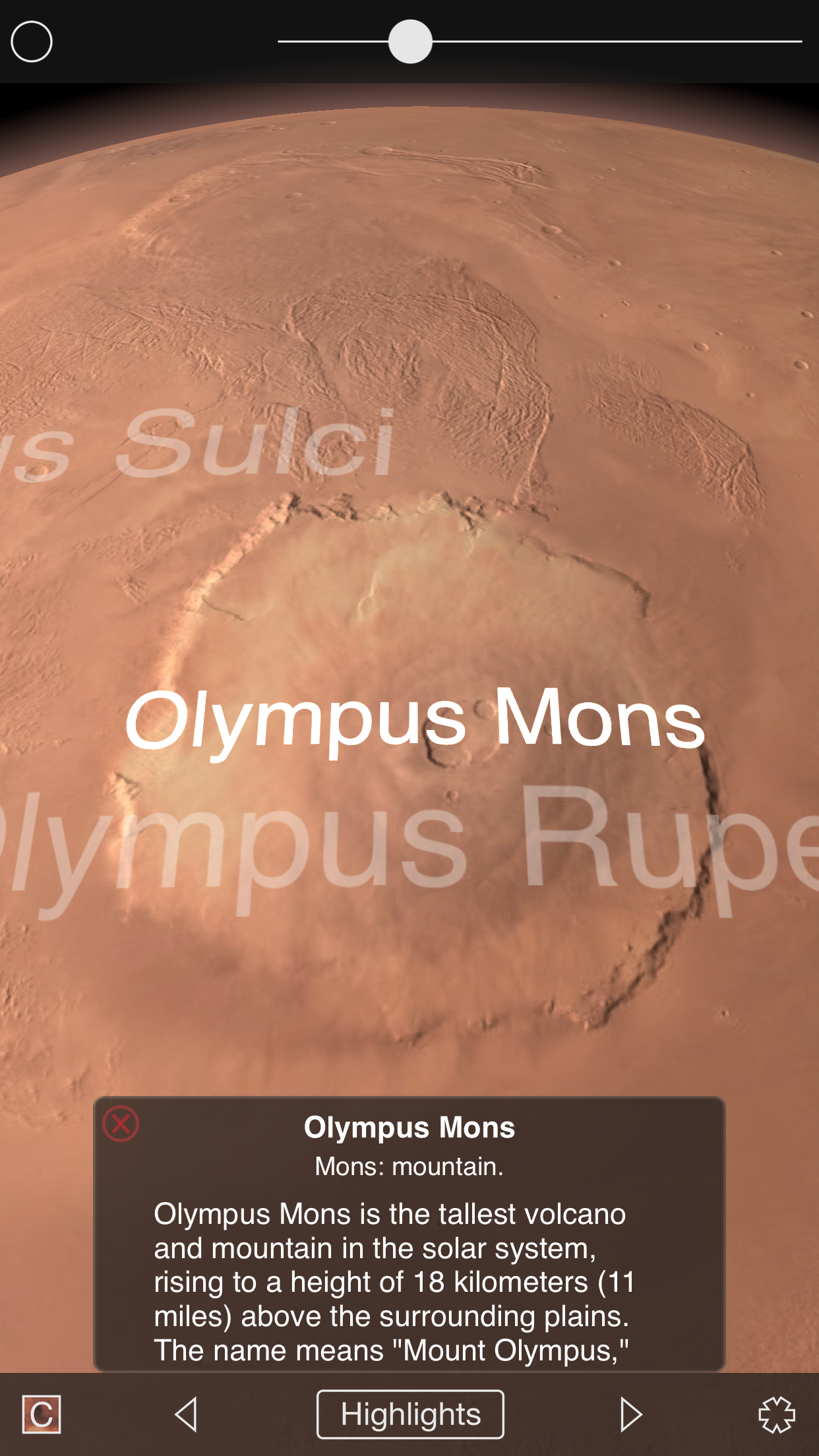 Mars Globe HD