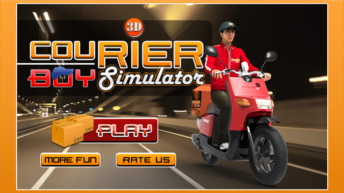 3D Courier Boy Simulator - Best courier postal service and rider simulation game