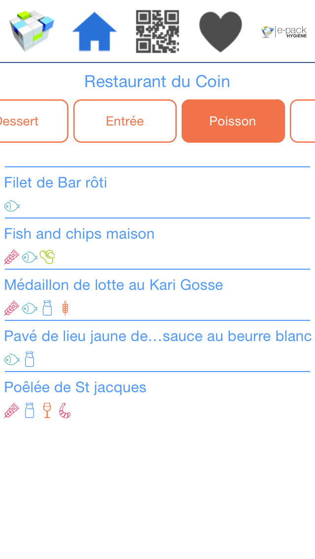 Screenshot #2 pour e-pack Allergen