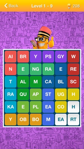 Worders: Word Parts - new word search puzzle game, find, gather and guess words on the fieldのおすすめ画像2