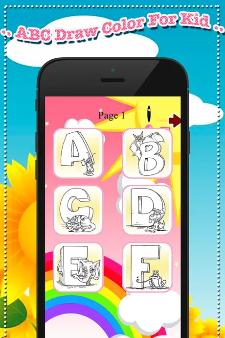 ! Abc Draw Color For Kid - step imagination by your