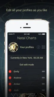 natal charts iphone screenshot 3
