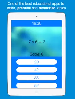 Times Tables Quiz - Cool & Fun Multiplication Table Math Solver Games iPad image 1