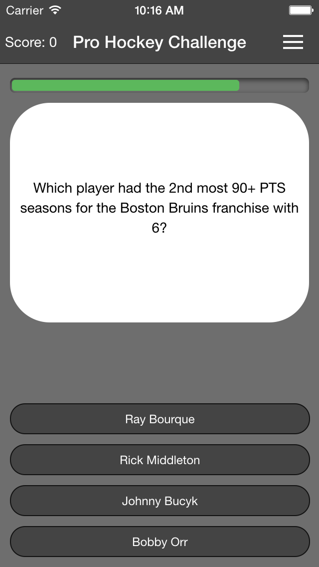Pro Hockey Trivia