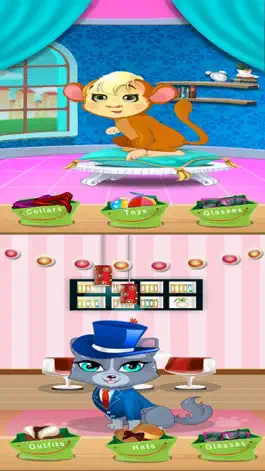 Game screenshot Спа салон и милые Kitty Cat Pet горячие моды одеваются mod apk